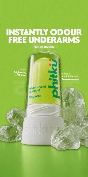 Alum Natural Crystal Roll-On Stick - Aloe Vera